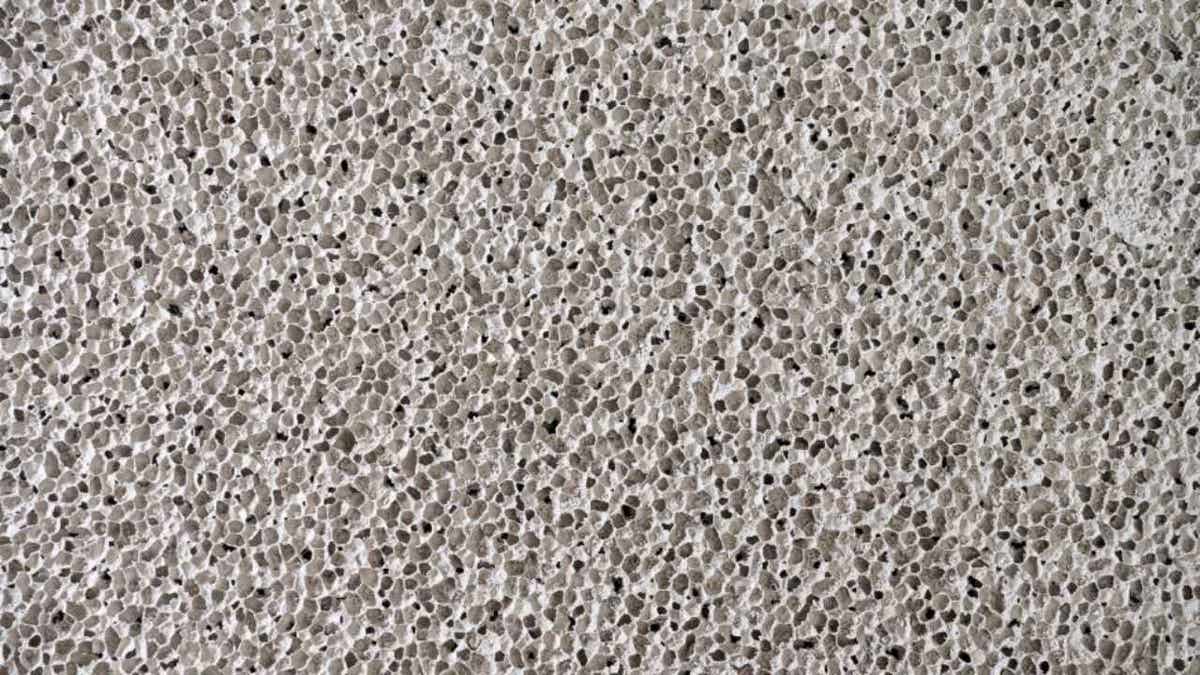 Ultra-thin traffic noise absorber.