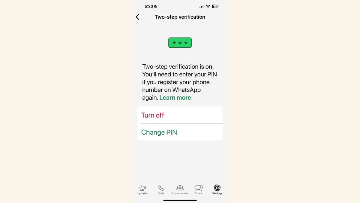 Two-step verification in WhatsApp (Kurt "CyberGuy" Knutsson)
