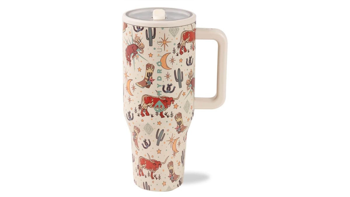 Get a water bottle in fun prints.
