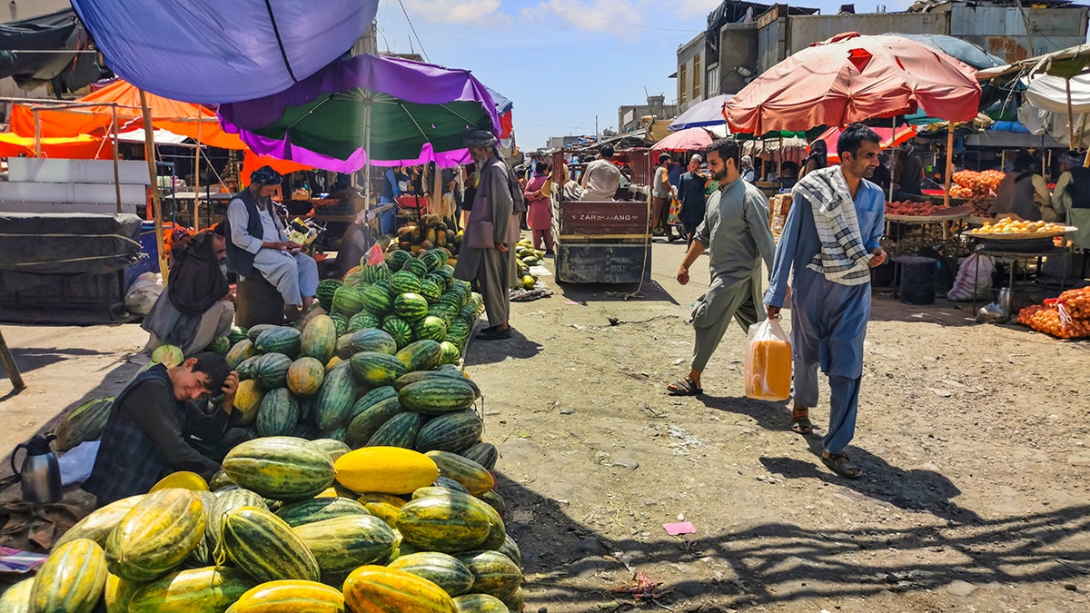 Afghanistan street market