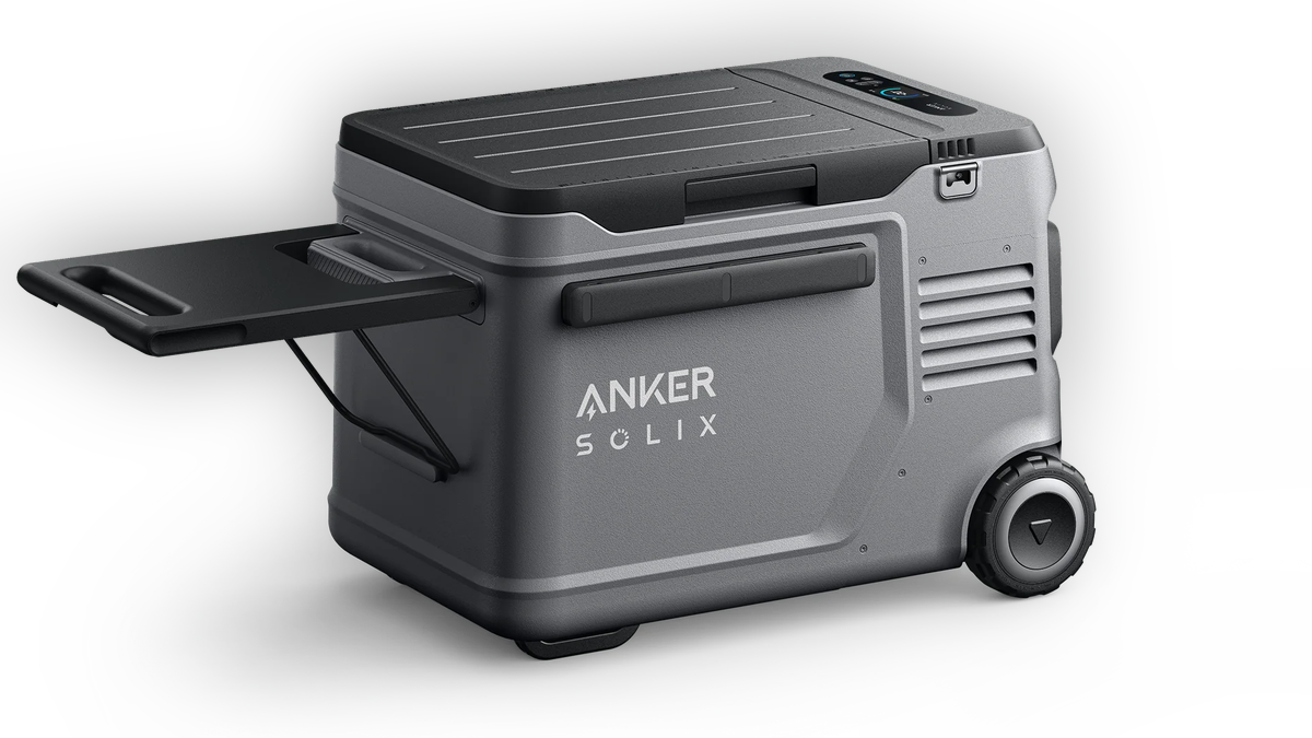There is no need for ice with this battery-powered cooler.