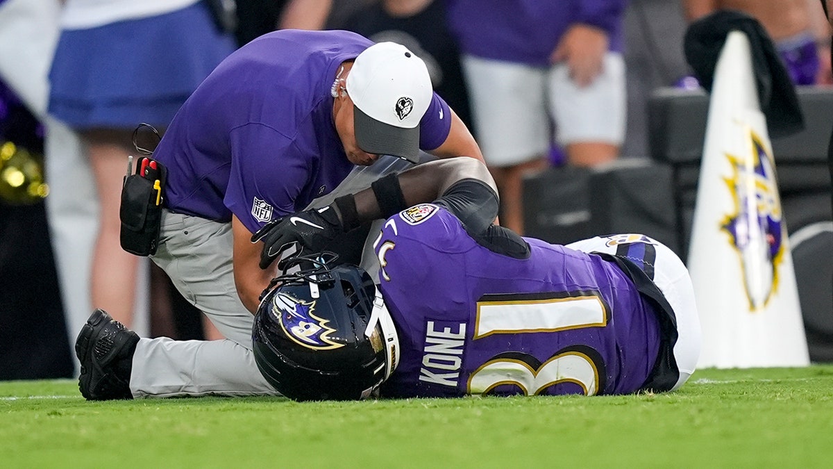 bilhal-kone-ravens-injury Revens's Bilhal Coon out of the season after a severe knee injury
