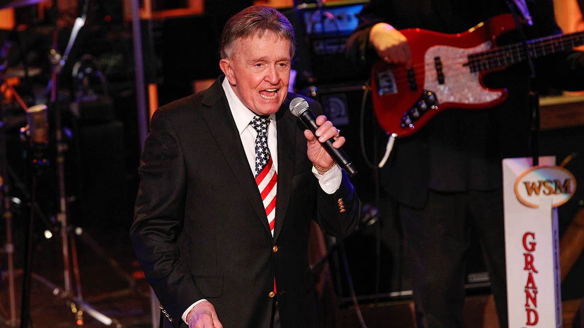 Bill Anderson singing at the Grand Ole Opry.