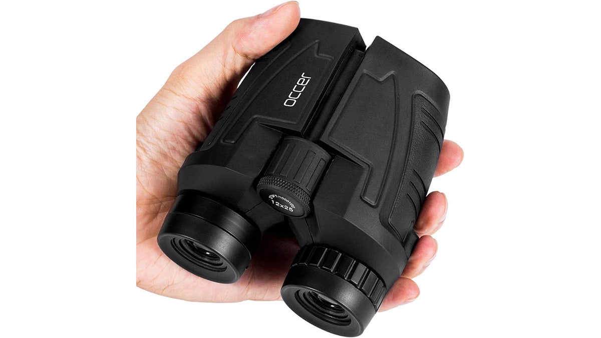 These compact binoculars deliver clear views.