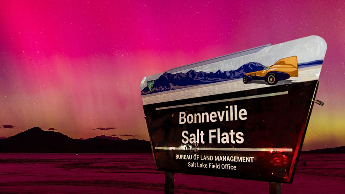 Bonneville Salt Flats sign