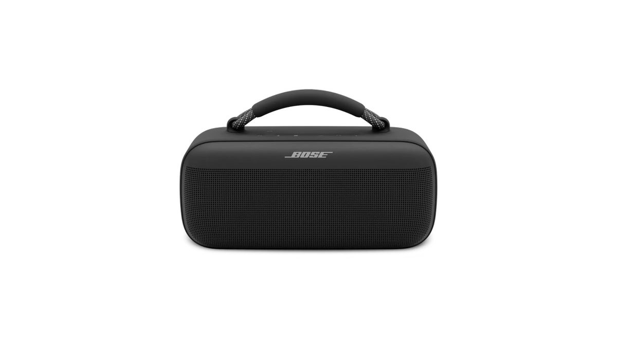 Improve your music’s bass with a SoundLink Max speaker.
