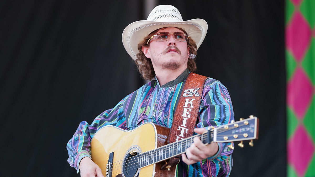 Braxton Keith performs on stage