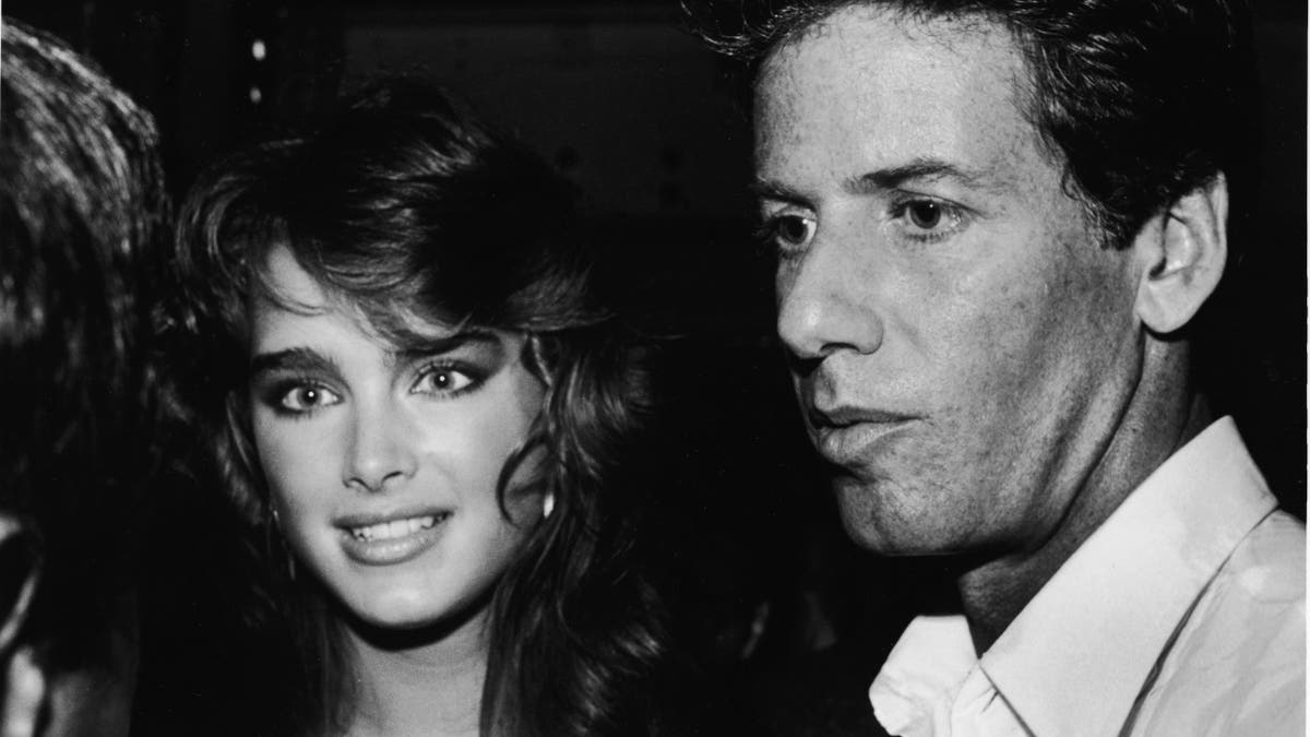Brooke Shields with Calvin Klein in 1981. 