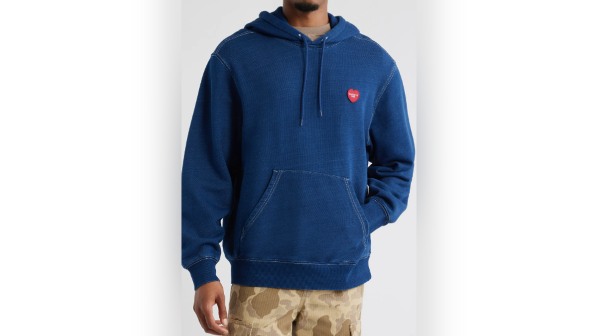 Wear this hoodie to look stylish and warm.