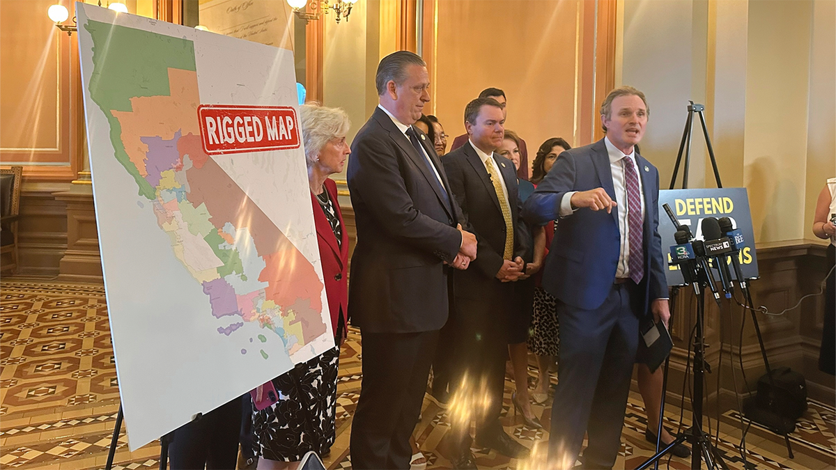 California Republican state lawmakers file lawsuit to upend Democrats' push for congressional redistricting