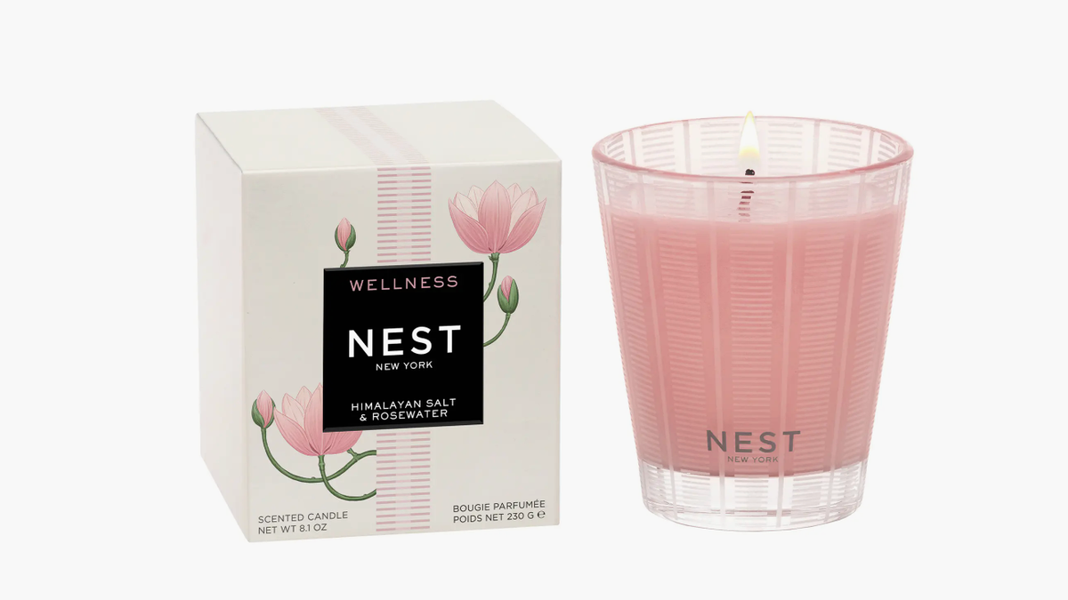 These high-end candles can double as décor, ensuring a consistent ambiance for your at-home spa session. 