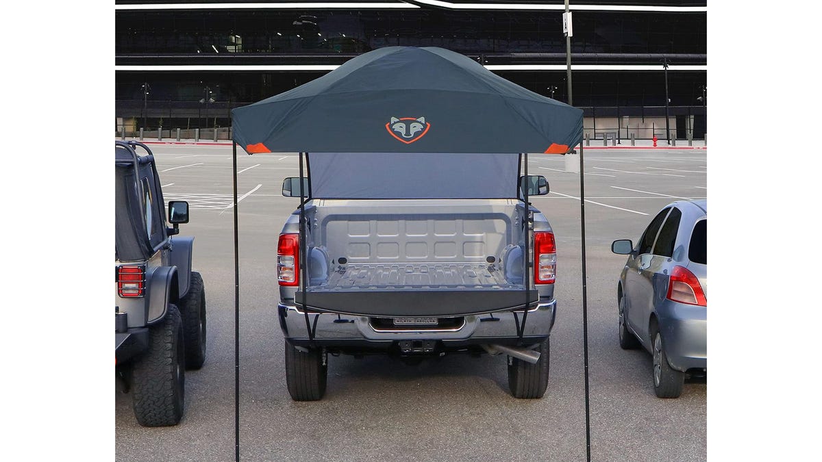 This canopy attaches to your car.