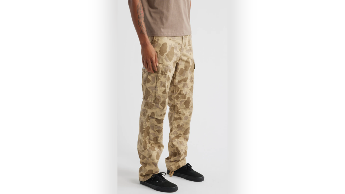 Carhartt pants are a favorite pick for their durability.