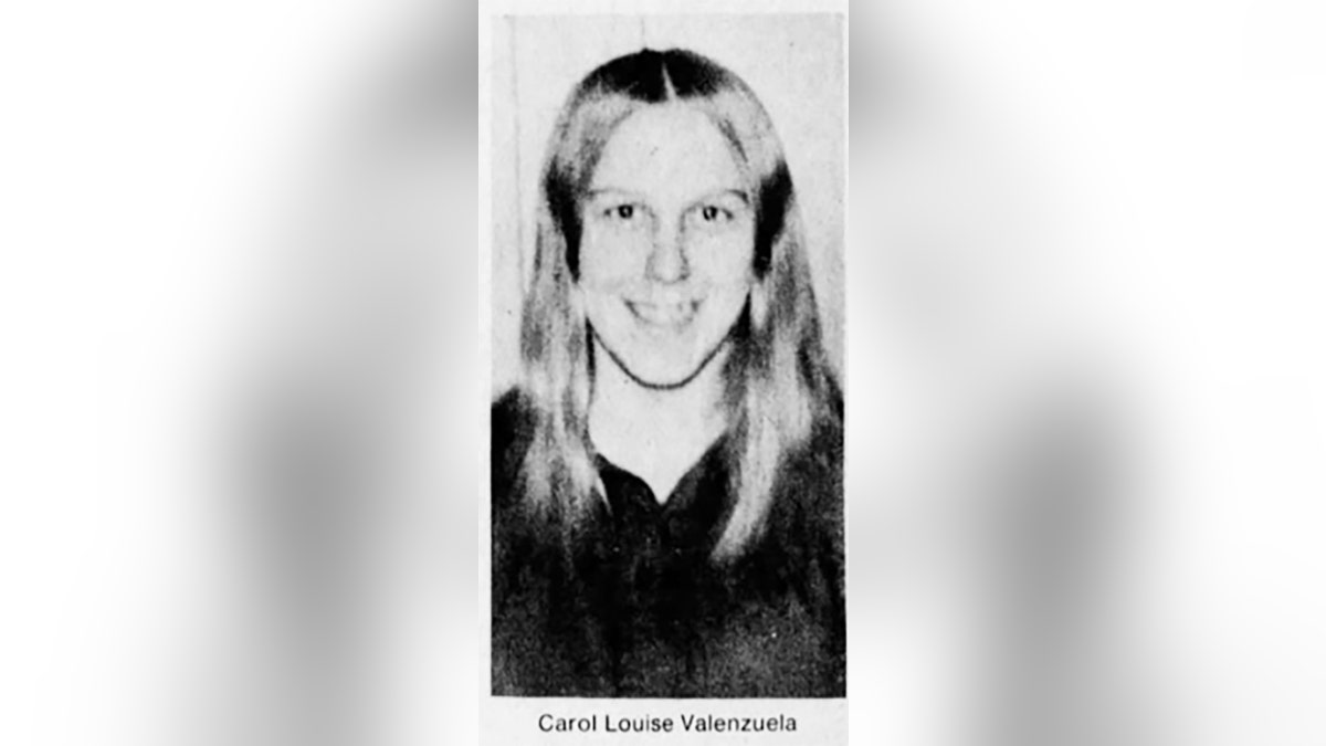 Black and white photo of Carole Valenzuela.