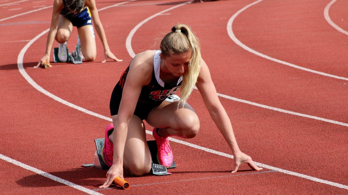Former Rochester Institute of Technology women's sprinter Caroline Hill.