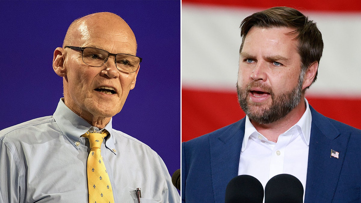 Carville rips Vance over his recent vacation.