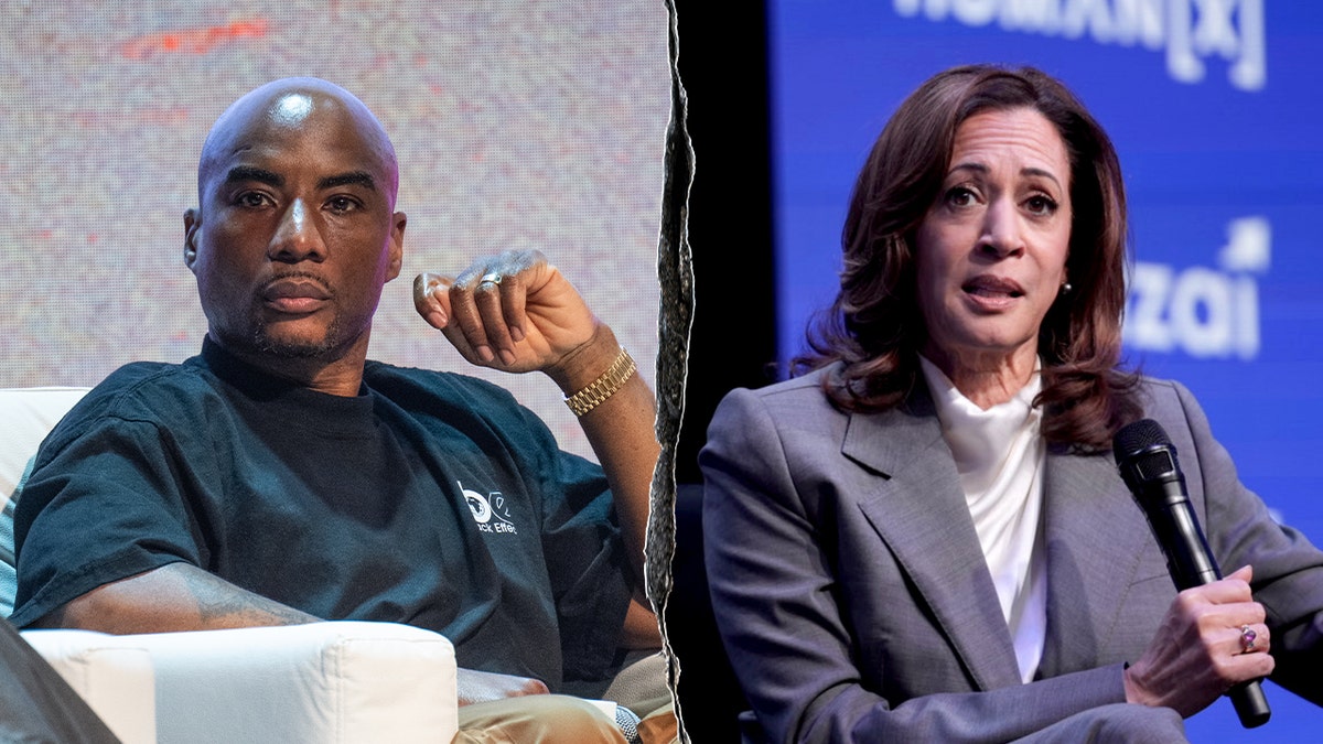 Charlamagne Tha God and Kamala Harris