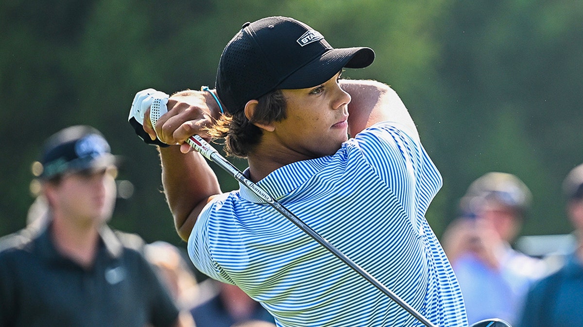 Charlie Woods, Tiger Woods' son, nails hole-in-one at TPC Sawgrass Junior Players Championship tournament  at george magazine