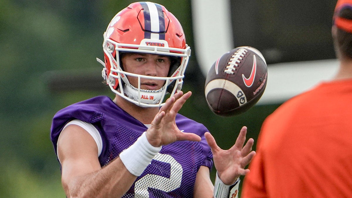 Cade Klubnik at camp