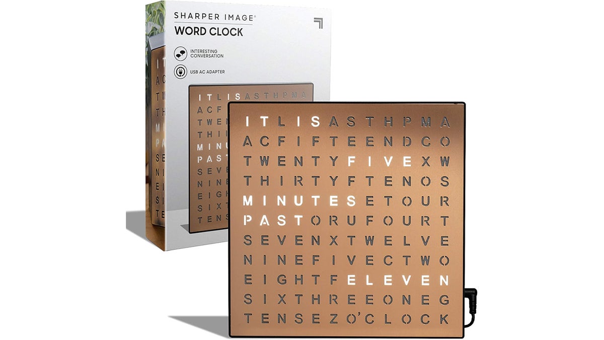 This clock doubles up as modern wall decor.
