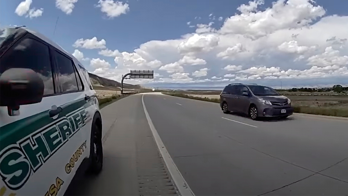 Traffic stop near Fruta, Colorado