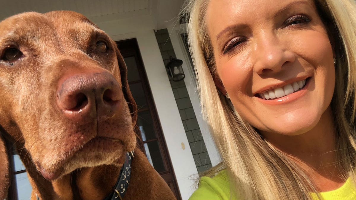 Dana Perino and her dog Jasper.