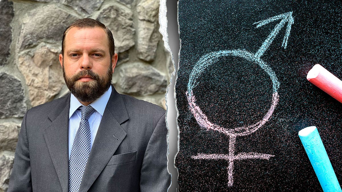 Daniel Grossenbach, Christian ethicist; transgender chalk symbol