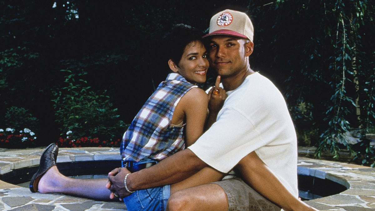 David Justice and Halle Berry