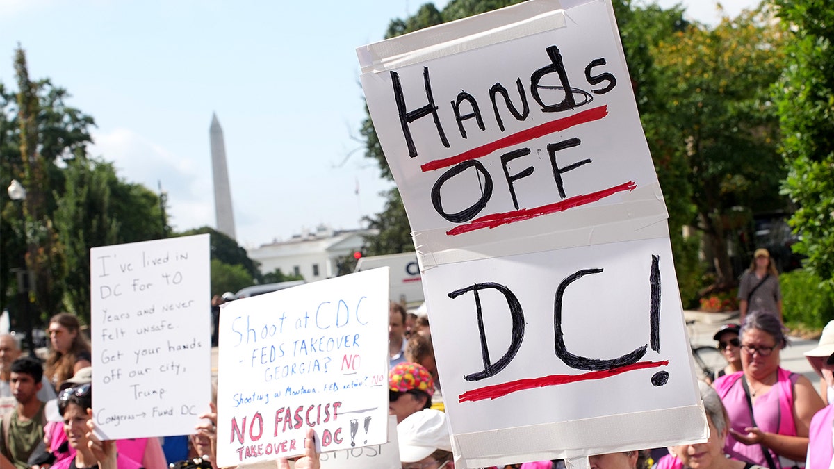 Trump protest sign