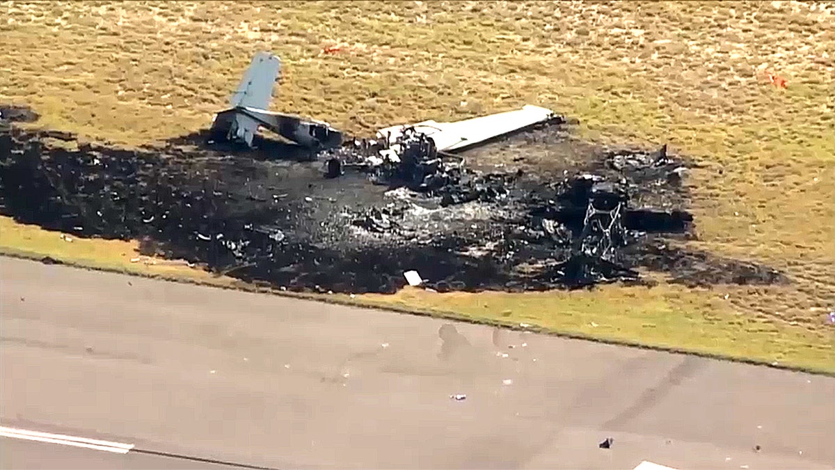 The plane wrecking in Fort Morgan, Colorado