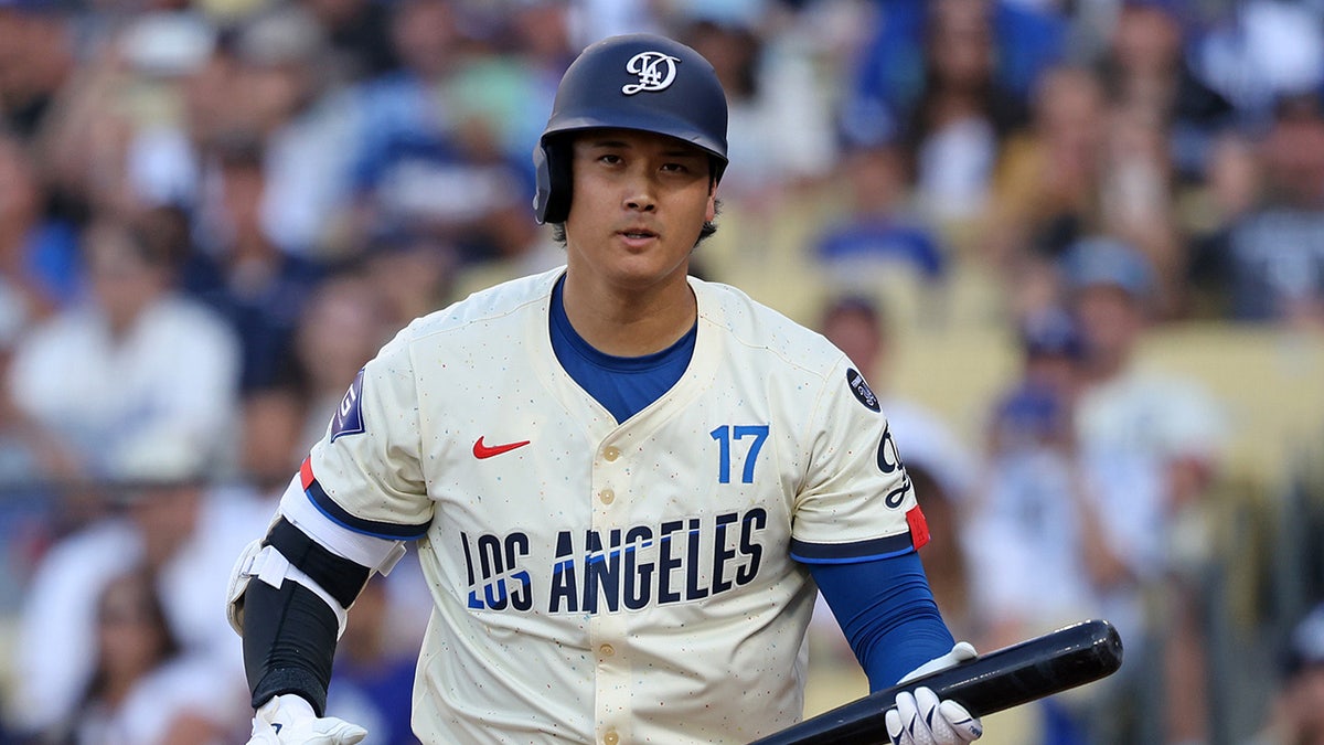 Shohei Ohtani after strikeout