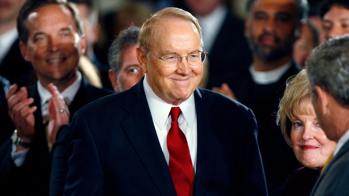 Dr. James Dobson smiling