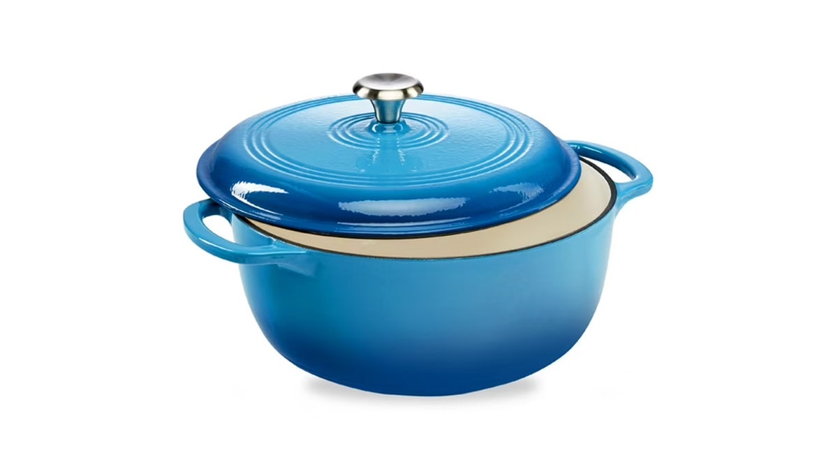 Use this Dutch oven for slow-cooking stews, baking bread and searing meats.