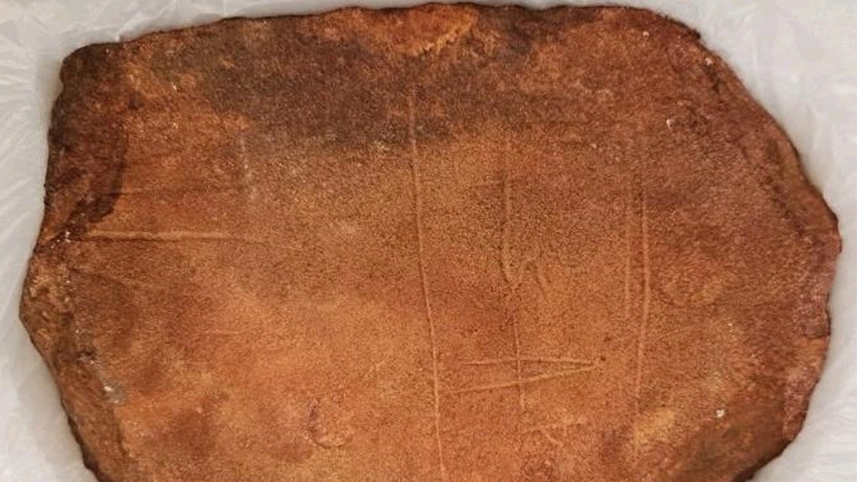 Close-up of ancient tablet