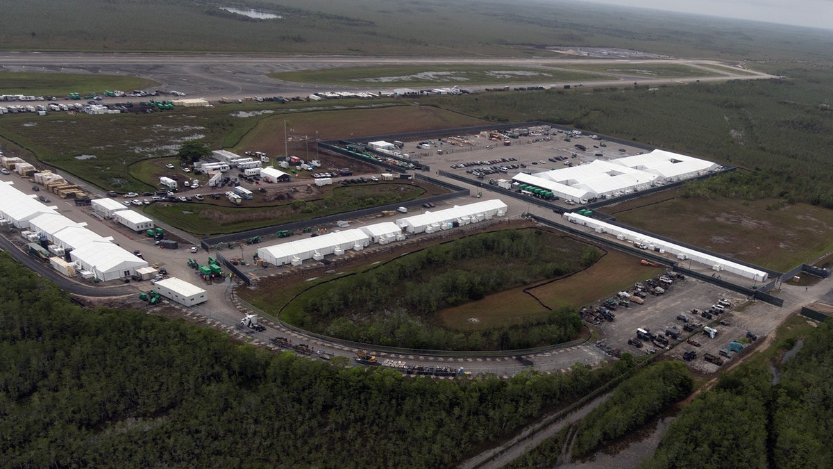 Federal judge halts expansion at Trump admin’s Alligator Alcatraz detention facility in Florida