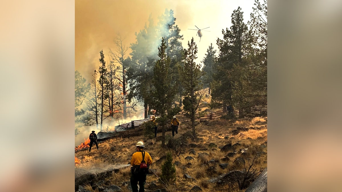 Oregon Flat Fire