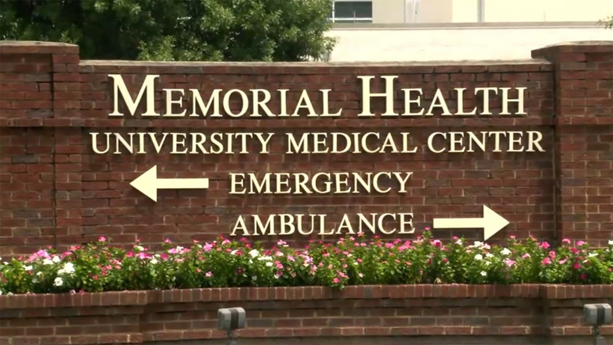 Memorial health sign