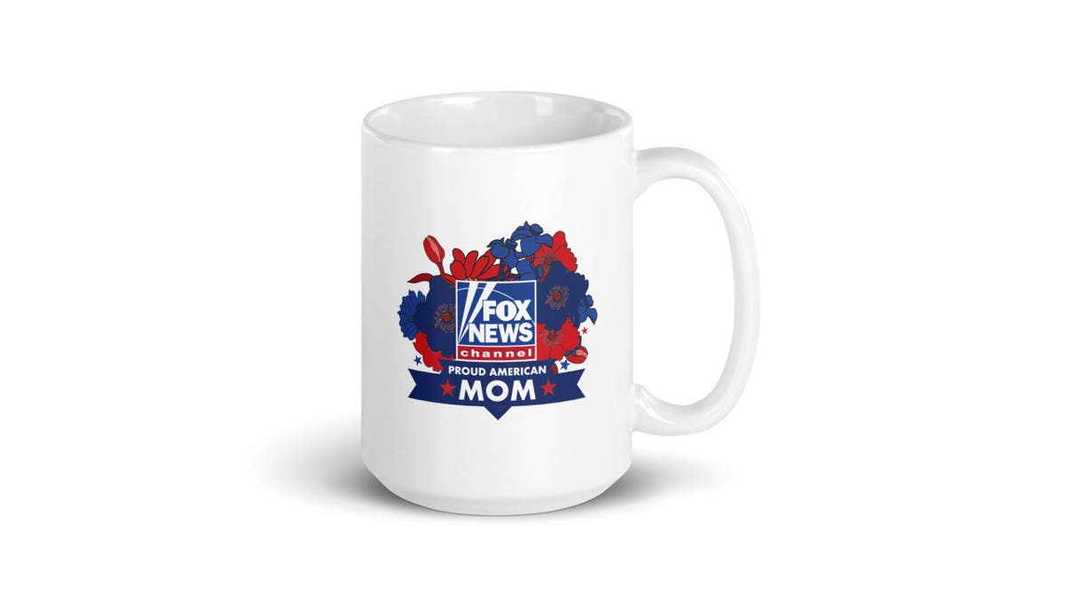 A Proud American Mom mug is ideal for cold fall days.