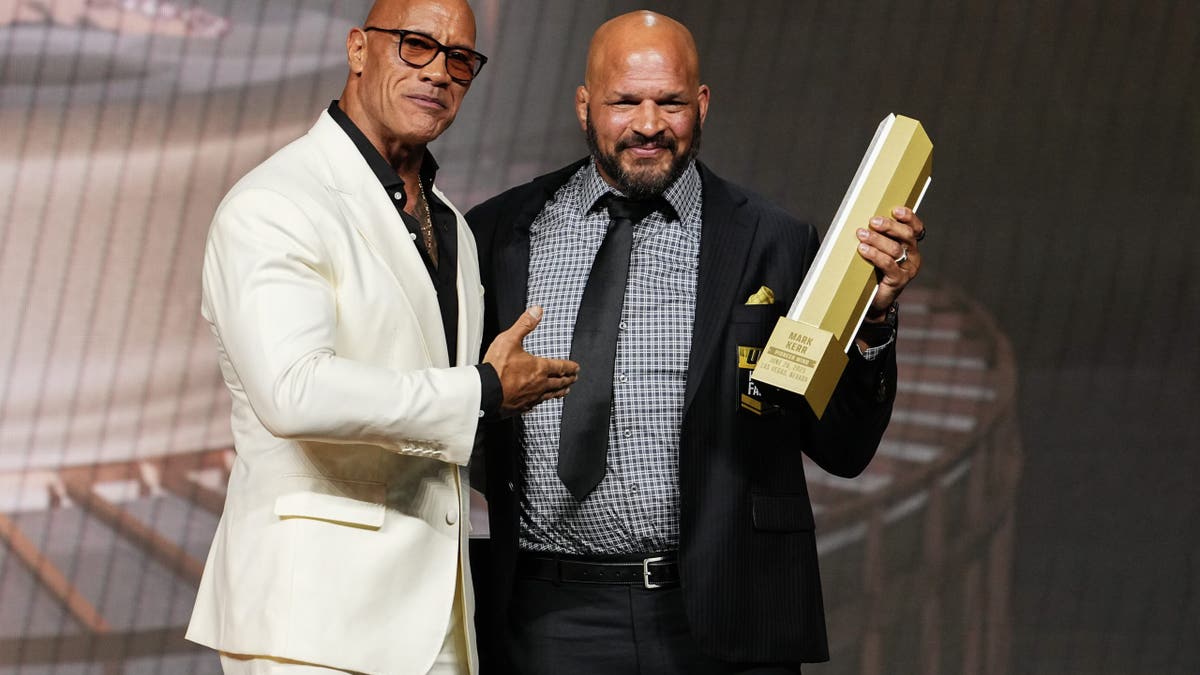 Dwayne Johnson and Mark Kerr
