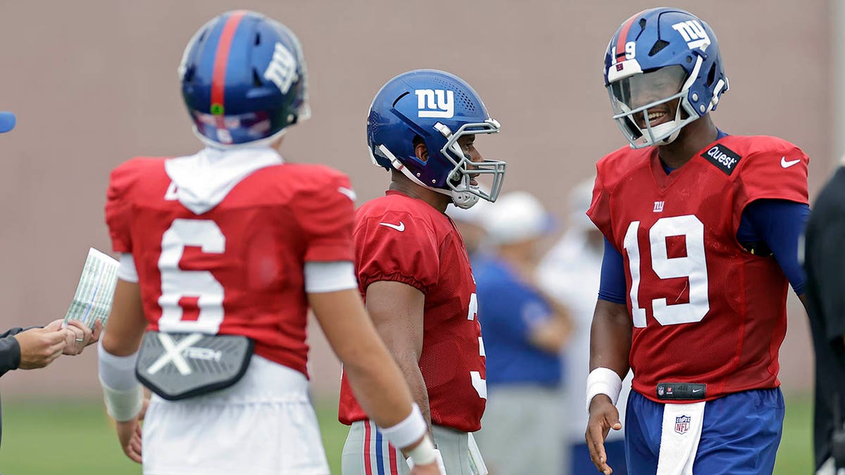 NFL news: Giants to reportedly start Russell Wilson in first preseason game 3 Jameis Winston, Russell Wilson, Jaxson Dart