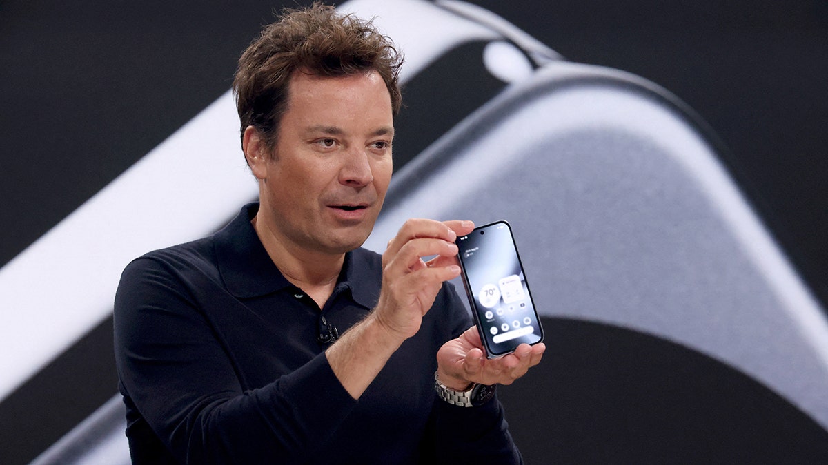 Jimmy Fallon seen at Google Pixel event