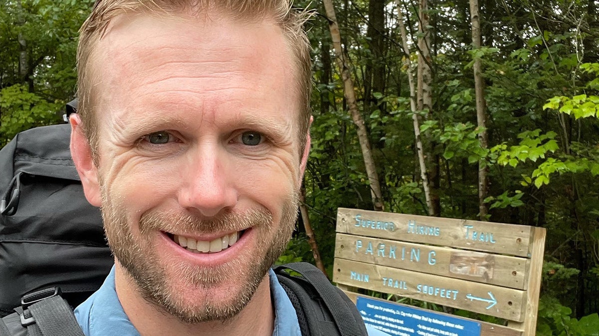 Grant Gardner on hiking trail