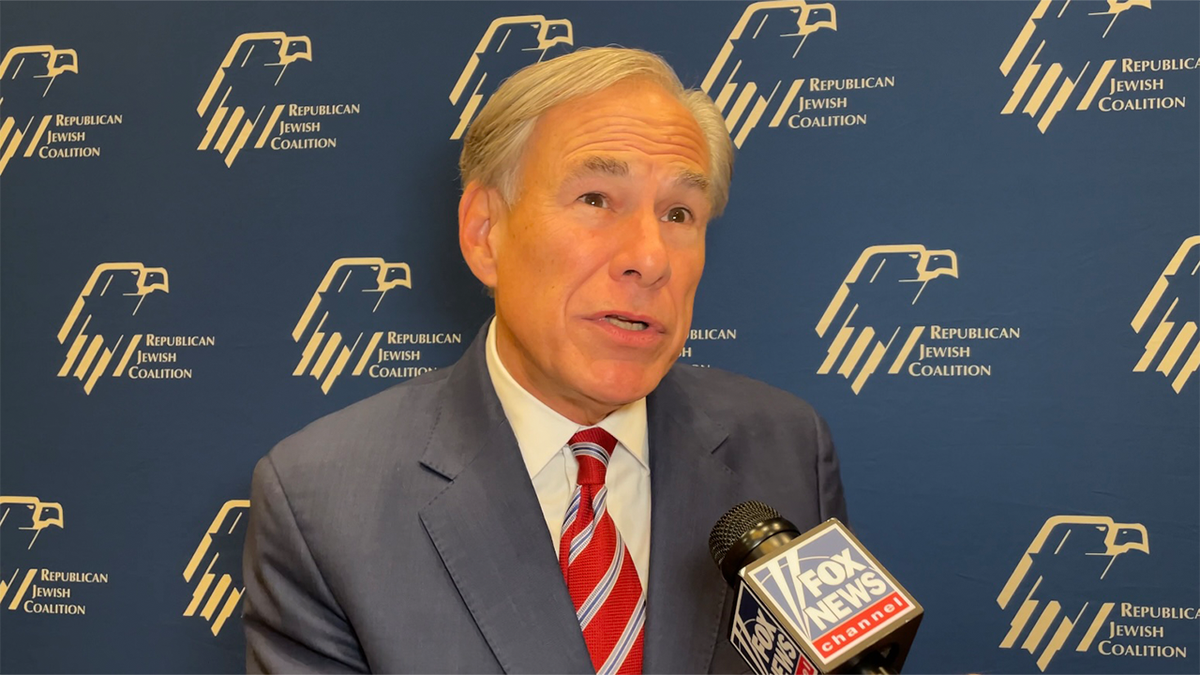 Texas Governor Greg Abbott talks with Fox News digital numbers in Las Vegas, Nevada on September 5, 2024