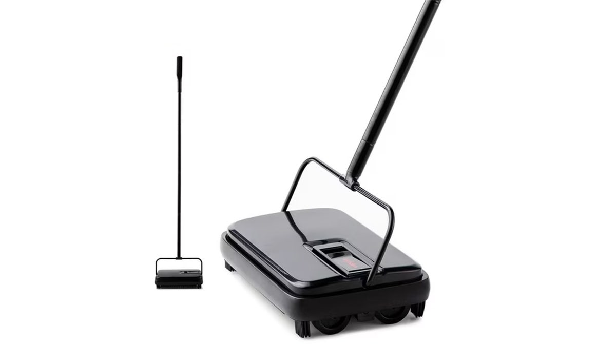 Sweep up messes with this carpet cleaner.