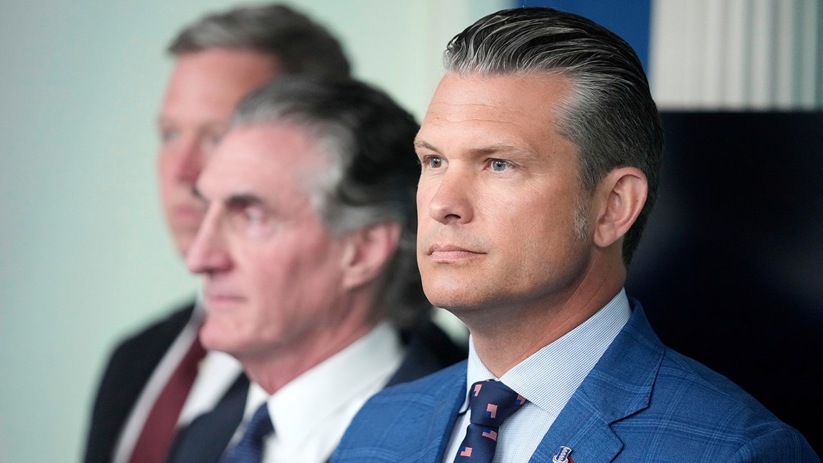 Defense secretary Pete Hegseth in the White House