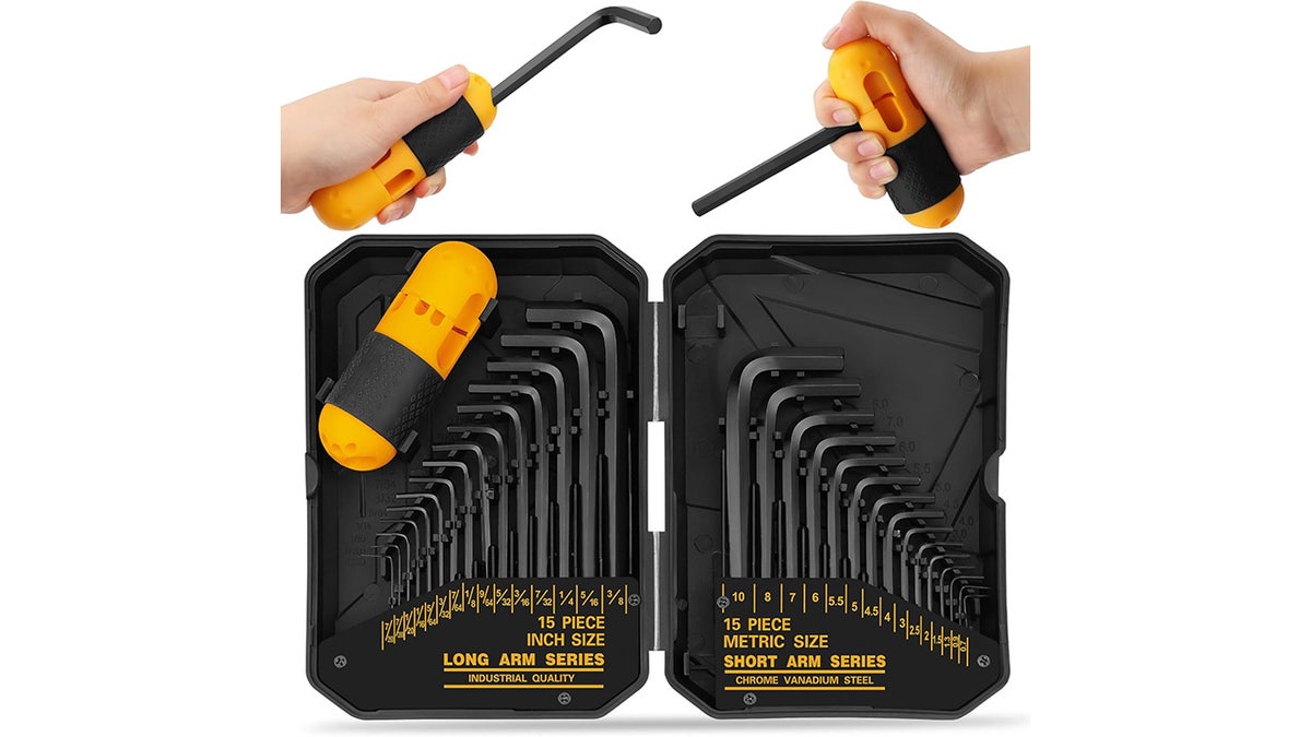 You won’t regret having a hex key set on hand. 