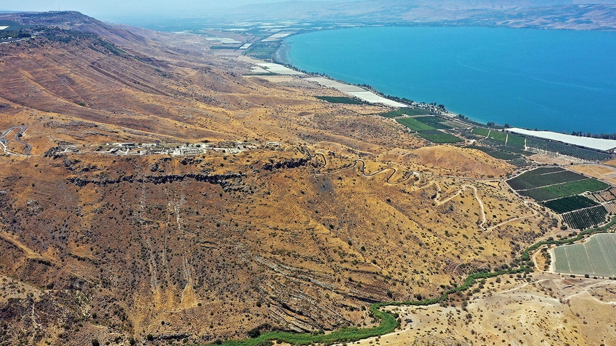 Hippo antenna near the Sea of Galilee