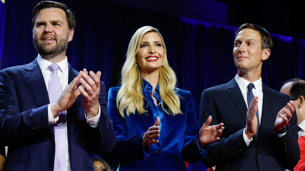 Ivanka Trump applauds