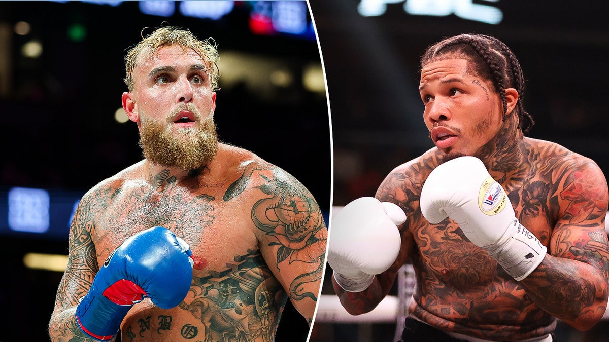 Jake Paul and Gervonta "Tank" Davis side by side