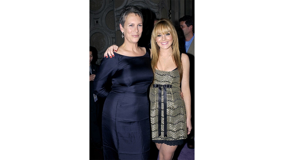 Jamie Lee Curtis and Lindsay Lohan at the 'Freaky Friday' premiere